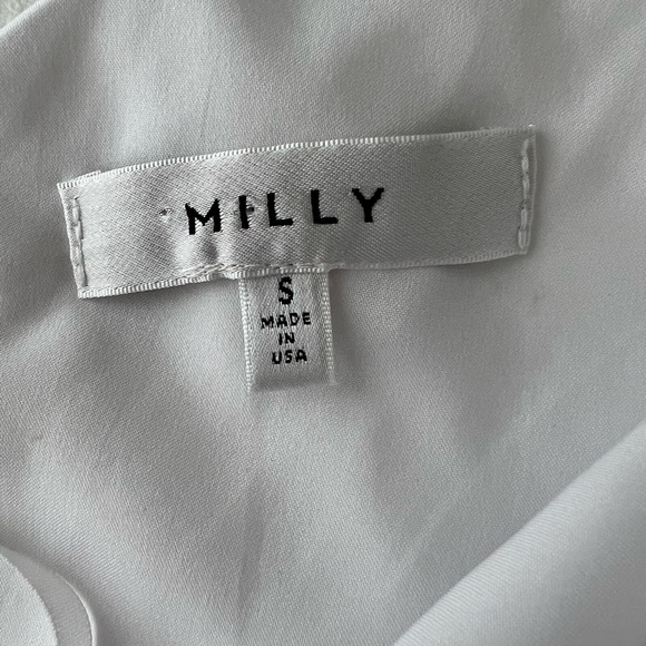 Milly Cindy Asymmetrical One Shoulder
Bow Blouse Top Sz S - Picture 6 of 10